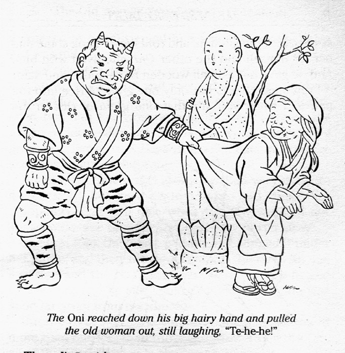 为什么不是“有趣的小妇人”而要译成《丢饭团的笑婆子》？为什么笑得那么鬼气森森？……
