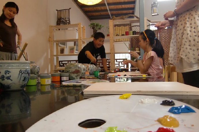 [转载]父亲节画爸爸----用色彩表达情绪