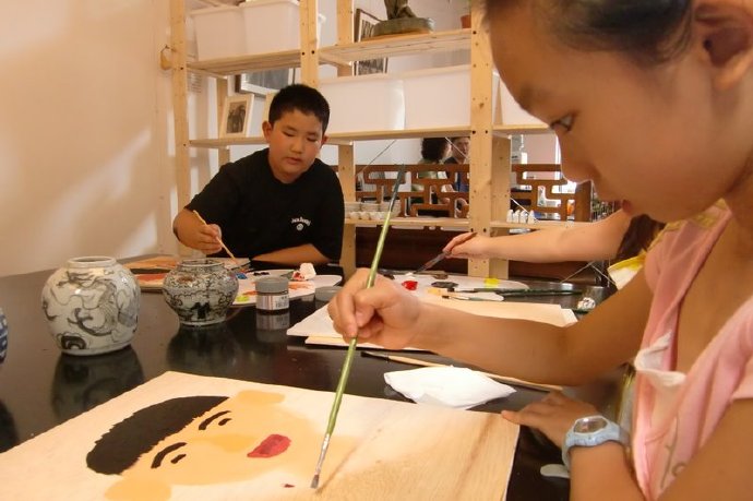 [转载]父亲节画爸爸----用色彩表达情绪